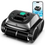 (2024 Upgrade) WYBOT C1 Robotic Pool Cleaner for In Ground Pools up to 65 FT in Length, 150mins Runtime, Cordless Pool Vaccum with Wall Climbing Function, Larger Top-Loading Filters Green