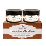 POKONUT - nurture with love Ayurvedic Stretch Mark Cream | Improves Appearance Of Fresh And Mature Stretch Marks | Infused With Hyaluronic Acid & Rosehip Oil | Natural And Cruelty-Free | (50 gm, Pack of 2)