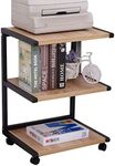 INDIAN DECOR. 45555 Printer Racks Printer Stand Learning Room Storage Rack Mobile Storage Rack Microwave Shelf Home Three-Layer Printer Shelf Fax Machine (, Size : 50 * 40 * 70cm)