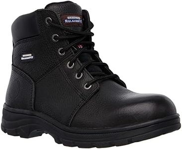Skechers Men's Workshire Classic Boots, Black Embossed Leather, 9.5 UK