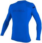 O'Neill Wetsuits Unisex Kids Youth Basic Skins Long Sleeve Rash Guard Shirt, Pacific, 10 UK