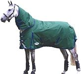 WeatherBeeta ComFiTec Plus Dynamic II Detach-A-Neck Heavy Horse Blanket, Hunter/Navy, 78"