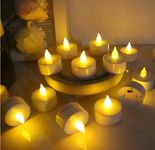 Clariq Diyas and Candles (Tea Light Candle, Pack of 12)