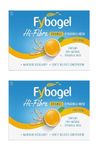 Fybogel Sachets, Orange, 30 Sachets X 2, 60 Total, Ispaghula Husk, Fibre Supplement, Constipation Relief for Adults, Laxatives, Bloating Relief, Works Naturally, Laxatives, Digestion and Nausea