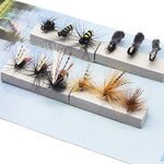 YZD Fly Fishing Big Trout Flies Kit Top 10 Steelhead Flies Flyfishing Gear Premium Wet Dry Flies Trout Lures Streamer Nymph Emerger Fishing Assorted Trout Flies (Classic A)