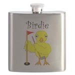 CafePress Birdie Flask 7 oz Stainless Steel Drinking Flask