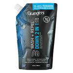 Grangers Wash + Repel Down 2 in 1 | Eco Pouch | 1 Litre | Restores loft, revives appearance and adds durable water-repellency