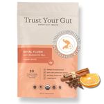 Trust Your Gut - Herbal Cleansing & Detox Defense Tea - Orange Spice 40Gram - 30 Plastic Free ECO Friendly Bags - Healthy Digestion and Good for Liver Detox - Made In USA - Natural USDA Organic