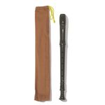 EMUS 1-Piece English/Baroque Soprano Recorder with Bag and Fingering Chart | Musical Recorder Instrument for Musicians, Classrooms, Students, and Teachers (English/Baroque, 10)