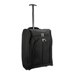 Albert Austin Cabin Luggage Bag Carry On Cabin Suitcase Waterproof 2 Wheel Lightweight Luggage Bag with Extendable Handle EasyJet Cabin Bag Approved Ryanair Cabin Bag Travel Trolley Bag (Black)