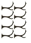 Midwest Craft House 8 CAST Iron Deer Antler Coat Hooks