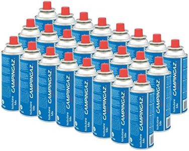 Campingaz Paquete de 24 Cartuchos de Gas con válvula CP 250, para Estufas de Camping Camp Bistro y Festivo, Recipiente Compacto y resellable