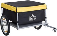 HOMCOM Bicycle Cargo Trailer, Two-W