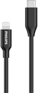 Philips DLC3106L/03 Cable de carga - Cable USB-C a Lightning - Apple - iPhone - iPad - 2 metros - Negro