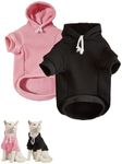 QWINEE Basic Dog Hoodie Sweatshirt 