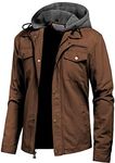 Pursky Mens Stand Collar Jacket Out