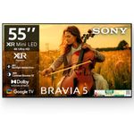 Sony 139 cm (55 inches) BRAVIA 5 Series 4K Ultra HD Smart Mini LED Google TV K-55XR55A
