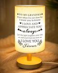 PRSTENLY Grandma Gifts for Birthday Gifts for Grandma Table Lamp Gifts for Her, Best Grandma Gifts from Grandkids, Grandmother Granny Gifts for Mothers Day Valentines Christmas Grandma Gifts Ideas