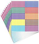 5500pcs Color Coded Label Stickers,