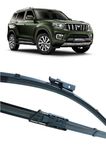 AutoClean Front Wiper Blade For Mahindra Scorpio N, Size - 22+18