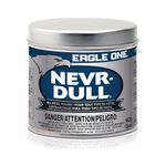 Eagle One Nevr-Dull Wadding Metal Polish, Chrome Restoration, for Wheels and More, 5 Ounce Jar