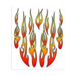 4R Quattroerre.it 32100 Stickers Flames, 20 x 24 cm