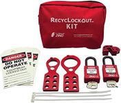 ZING Green Safety Products 7119 RecycLockout Lockout Tagout Kit, 11 Component, General Application