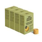 The Drinks Bakery Parmesan, Toasted Pine Nuts, & Basil - Premium Biscuits Paired with Champagne, Prosecco, Whisky, & Fruity White Wines - Award Winning Drinks Biscuits on Dragons’ Den - 4 x 110g Pack