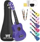 MUSTAR Soprano Ukulele For Beginner
