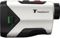 TAKENJOY 1200Y Golf Range Finder with Slope, 7X Magnification Range Finder Golf with Flag Locking Vibration, Rechargeable Golf Range Finder with Magnet