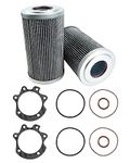 Transmission Filter Kit Fits for Allison 3000-4000 Replace 29548988 29558118 29558329, 6 Inch High Capacity Includes Gaskets and O-Rings