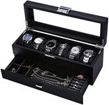 Watch Box 6 slot Watch Case Jewelry