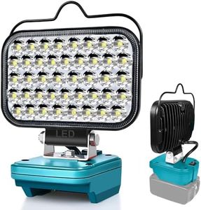 Cordless LED Work Light for Makita 14.4V/18V LXT Battery, Portable Flashlight Jobsite Light Spotlight Tool for Makita, Lamp Flood Light for Repairing/Outdoor Camping/Fishing/Emergency(No Battery)