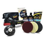 Meguiar's Dual Action DA Car Machine Polisher Pad Kit MT320ULTKIT With Pads, Bag, Ultimate Compound, Ultimate Polish And Ultimate Liquid Wax