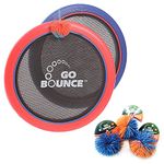 Playlearn Trampoline Tennis Set Throw and Catch Ball Disc Play for Kids-Toss and Catch Game Children Bat Ball Catcher Set-Trampoline Paddle Ball For Outdoor Games