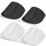 MYHOGOOD 2 Pairs Shoulder Pads, Breathable No Sewing Shoulder Pads for Women Clothes, Detachable Reusable Shoulder Enhancer Sloping High Low Sponge Pads for Suit Clothing Coat Business Leisure Life