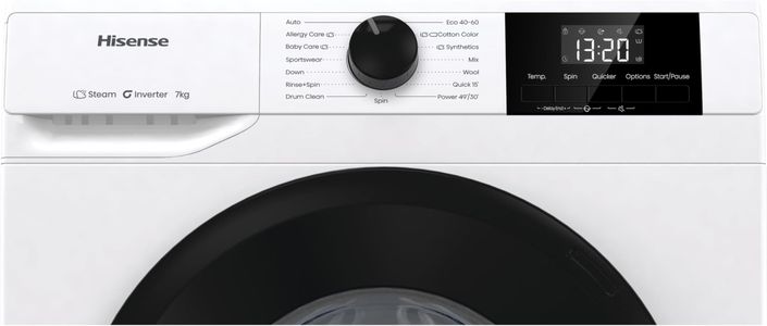 Hisense 12kg Front Load Washing Machine – Large Capacity