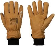 Superior Glove Endura Insulated Winter Leather Work Gloves for Men & Women with Thinsulate Liner – 378GOBDTK Large (Pack of 1 Pair)