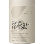 Sports Research Organic Collagen Peptides - Hydrolyzed Type I & III Collagen Protein Powder Made Sustainably from Grass-Fed Cows - Unflavored - 30 Servings