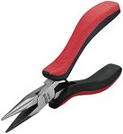 stedi 5-Inch Needle Nose Pliers for Jewelry Making, Mini Pliers, Chain Nose Pliers with Precision Non-Serrated Jaws and Comfortable Non-Slip Handle for Jewelry Repair, Wire Bending, Gripping