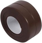 Kitchen Caulk Tape, Self Adhesive PVC Strip Waterproof Tape and Bathroom Wall Sealing Sealer for Kitchens Sinks Bathrooms Bathtubs Toilets Floors Bathtub Floor Protectors(38mm x 3.2m Brown)