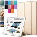 DuraSafe Cases iPad 7.9 Inch Mini 3 Mini 2 Mini 1 Gen [Mini 3rd 2nd 1st ] MH3F2HN/A MH3G2HN/A MH3E2HN/A Slim Lightweight Protective PC Dual Angle Stand Cover - Gold