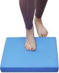 Healthcave Balance Pad - Foam Yoga Mat Trainer for Physical Therapy, Stability Workout, Strength Training, Rehab - Chair Cushion for Adults, Kids &Travel Blue (33 x 40 cm)