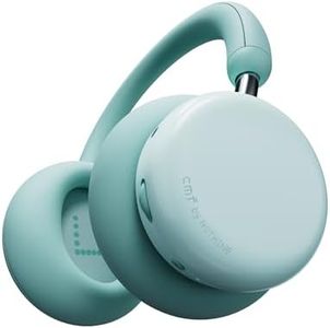 CMF BY Nothing Headphone Pro Active Noise Canceling Wireless Headphones Bluetooth 5.4 Over The Ear Headset, 50H ANC Playtime, Bass&Treble Slider, Custom EQ&Spatial Audio, Hi-Res LDAC, Light Green