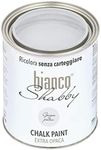 bianco Shabby® Grigio Pietra (Stone Grey) Water-Based Chalk Paint for All Surfaces – Extra Matt Finish (1 Litre)