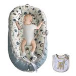 GlowAdore Baby Nest Pod 0-36months - Baby Sleep Pod - Baby Lounger Easy to Travel- Baby Nest Pod Newborn - Sleepyhead Baby Pod 100% Cotton Napping - Sleep All Night Baby Bed