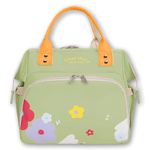 LITTLE CURIOUS Unisex-Adult Baby Mini Diaper Bag|Baby Bags For Mothers Carry|Diaper Bag For Mother|Handbags For New Born Babies|Waterproof Traveling Small Size Tote Sling Nappy Bag For Moms-Green Bag