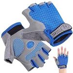 BESPORTBLE Kids Cycling Gloves, Kids Sport Gloves, Kids Fingerless Gloves Childrens Outdoor Gloves Fit Boy Girl Youth Age 2-5