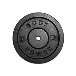 BODYPOWER 25Kg Cast Iron Standard Weight Plates (x2)