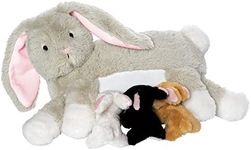 Manhattan Toy Nursing Nola Rabbit Nurturing Soft Toy